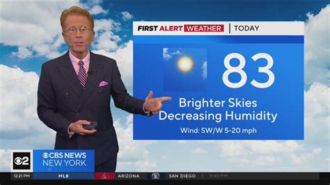 First Alert Weather Cbs New York S Friday Afternoon Update 8 18 23 Youtube