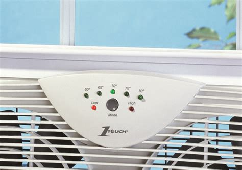 Holmes Dual Blade Twin Window Fan With One Touch Thermostat