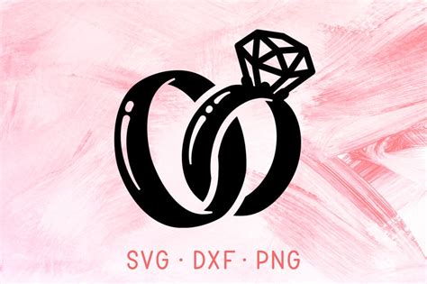 Diamond Ring SVG DXF PNG Wedding Rings Engagement Ring Svg | Etsy