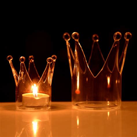 crown glass candle holder candelabrum candlestick candlelight dinner home wedding decor t
