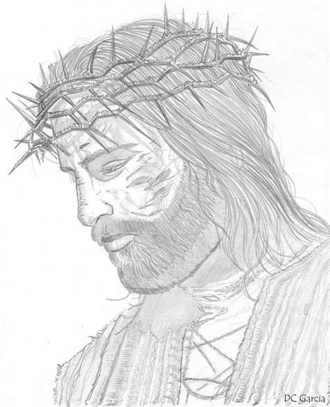 The Passion Pencil Drawing Of Jesus Christ Ph