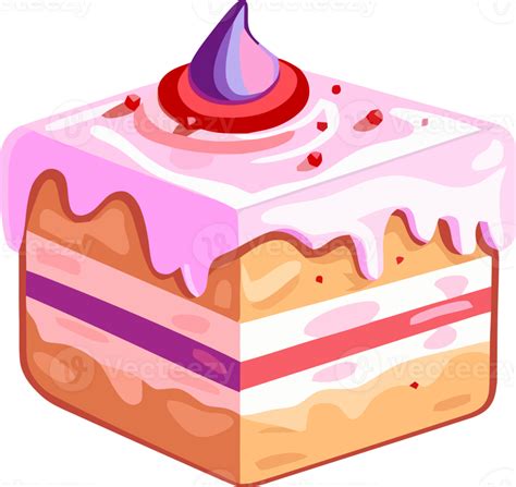 Pastel Square Cake Slices For Memorable Moments 24639108 Png