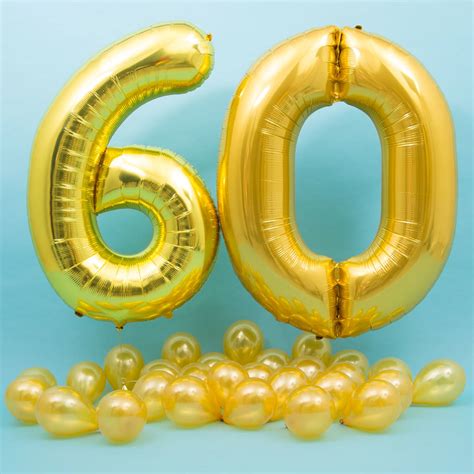 Happy 60th Birthday Balloons By Bubblegum Balloons