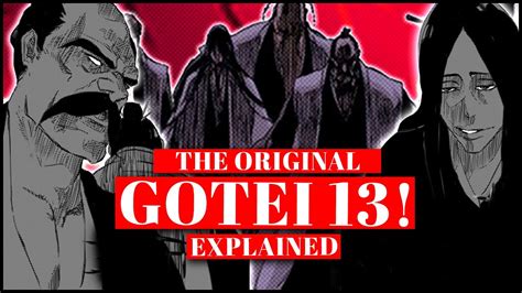 How Strong Were The Captains Of 1000 Years Ago The Original Gotei 13 Explained Bleach Youtube