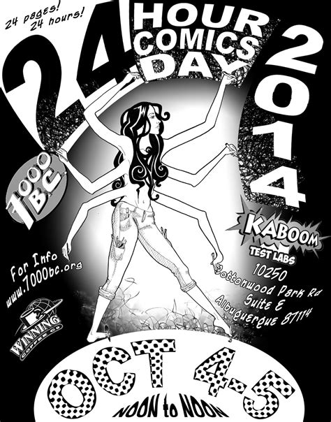 7000 Bc · Independent Comics From New Mexico 24 Hour Comics Day 2014