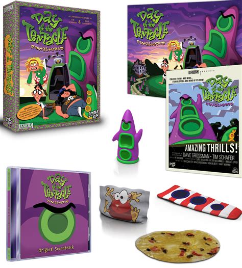 Day Of The Tentacle Remastered Collector S Edition Pc Limited Run Games