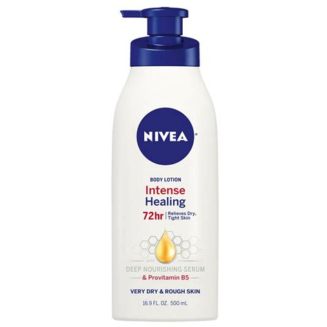 Nivea Intense Healing Body Lotion 72 Hour Moisture For Dry To Very Dry
