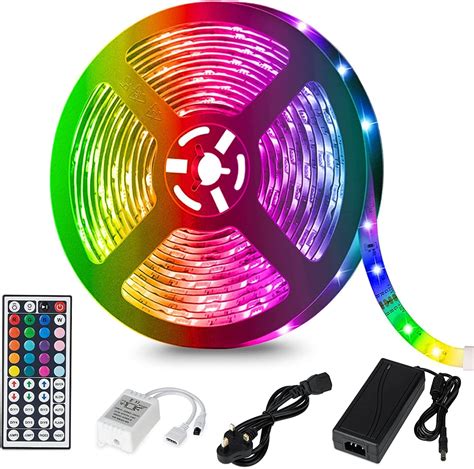 Led Strip Lights 5m 150led With Remote Rgb Light Strip Colour Changing