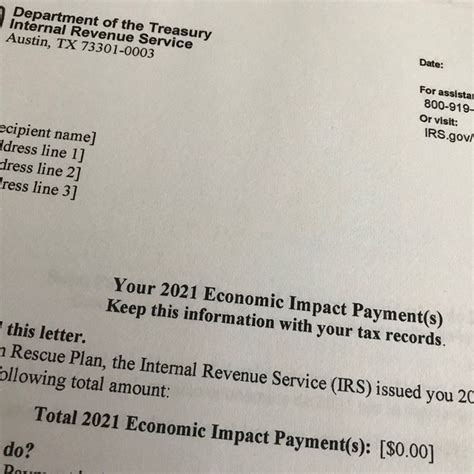 Irs Sent A Letter About Recovery Rebate Credit