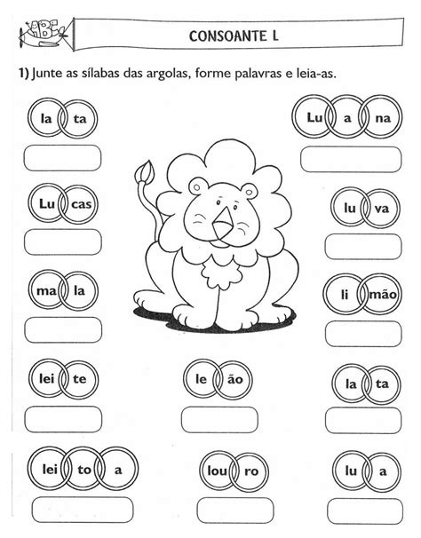 34 Atividades De AlfabetizaÇÃo SÍlabas ExercÍcios Desenhos Portal Escola