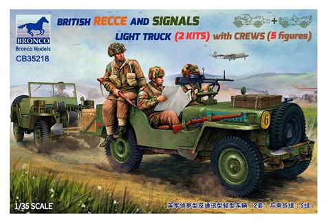 Bronco 135 Scale Ww2 British Recce And Signals Patrol Fields Of
