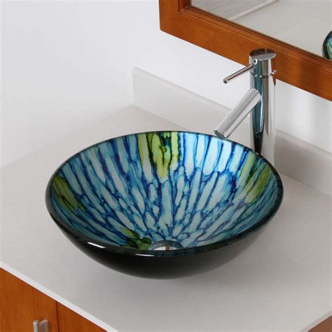 Double Layered Glass Bowl Bathroom Sink Wayfair