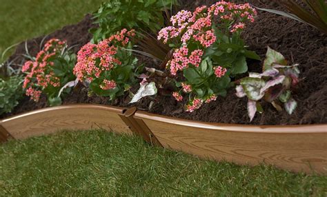 Installation is easy and requires no digging. Tool-Free Classic Sienna One Inch Series Curved Landscape Edging | Raised garden, Building a ...