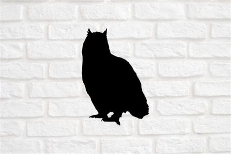 Owl Silhouette Vector Graphic By Magaart · Creative Fabrica
