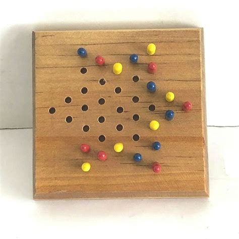 Vintage Wooden Peg Game Star Unbranded Wooden Pegs Peg Chinese