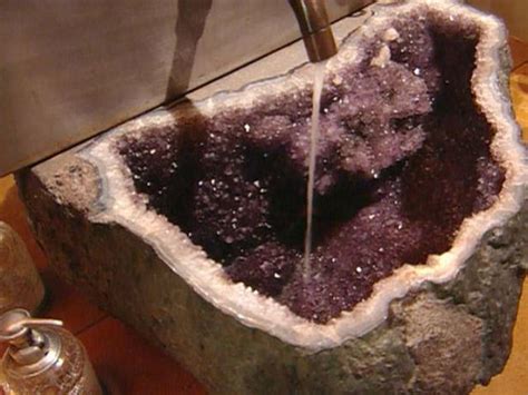 Amethyst Geode Sink For A Bathroom Just Blows The Mind Away Powder