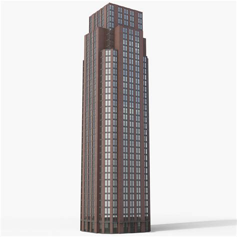 Edificio Alto Modelo D Ma Fbx Obj Free D