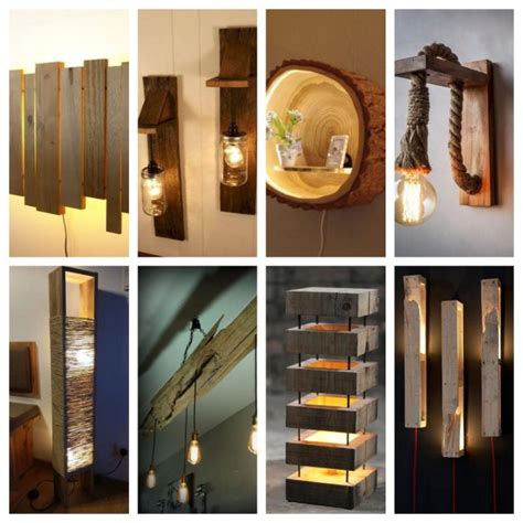Sehr guter zustand, mängel auf den bildern zu sehen. Lampen aus Holz-selber bauen: 15+ Interessante Diy-Ideen ...