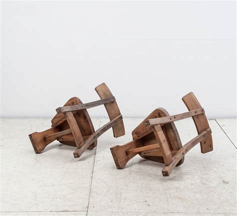Pair of Studio Craft Chairs For Sale at 1stDibs