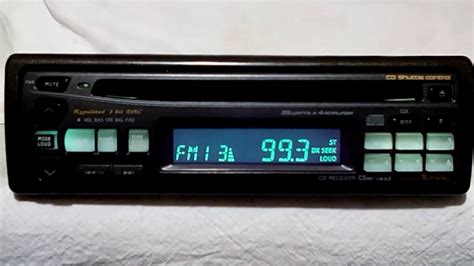 Do not grip or pull out the disc while it fingerprints, dust, or soil on the surface of the disc could cause the cd player to skip. Vintage Alpine CDM-7833 AM/FM/CD player car stereo w/CD Shuttle Control - YouTube