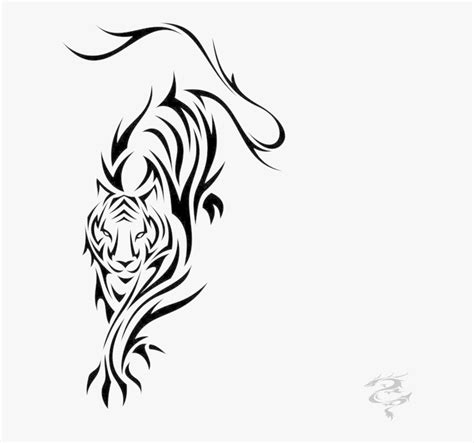 Outline Simple Tiger Tattoo Designs Garotas Decristos2