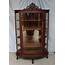 Bargain Johns Antiques  Antique Oak Curio China Cabinet – Very