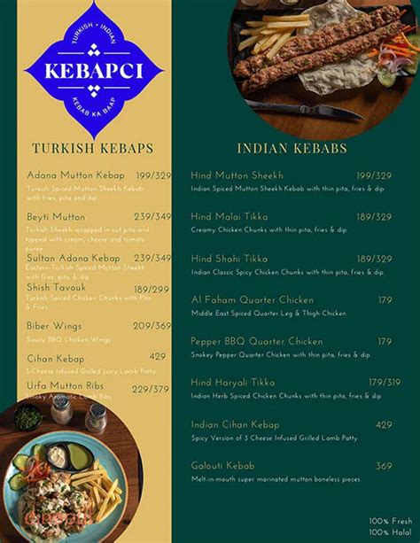 Menu Of Kebapci Koramangala Bangalore Dineout Discovery