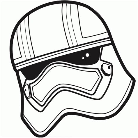 The 9 star wars characters are: Stormtrooper Helmet Coloring Page - Coloring Home