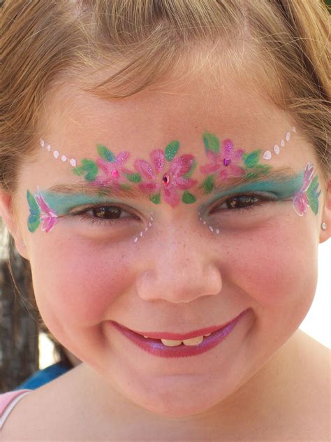 Flower Face Paint Kinderschminken Kinder Schminken Schminken