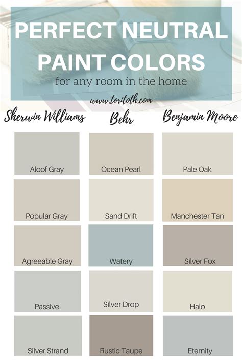 Neutral Paint Colors Are A Fool Proof Way To Add Color And Dimension To