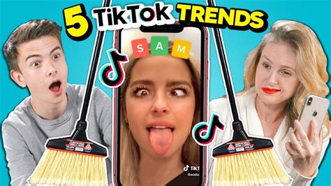 Teens And Parents Try 5 Viral Tiktok Challenges Of The Month February