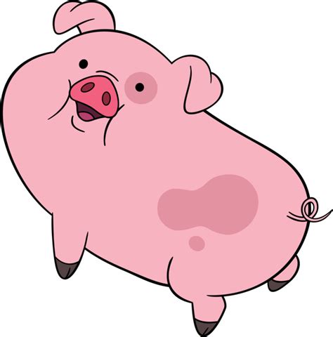 Kawaii Transparent Waddles Waddles Is Mabel Pines Pet Pig In Gravity