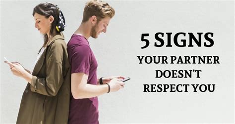 5 Signs Your Partner Doesnt Respect You Uplifting Stream Respect