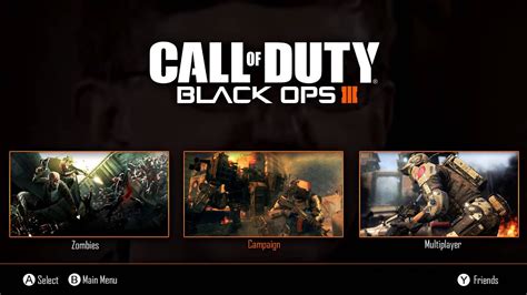 Call Of Duty Black Ops 3 Multiplayermain Menu Concept
