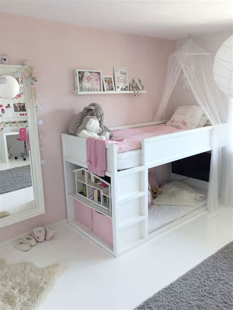 Shop ikea in store or online today! KURA bed. #kurabed #kurahack #kidsbed #kidsroom #pink # ...