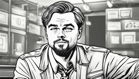Leonardo Dicaprio Coloring Pages 13 Free Printable Sheets