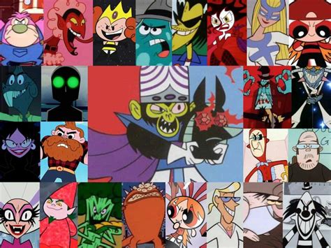 Many Different Cartoon Characters Are Shown Together In This Collage