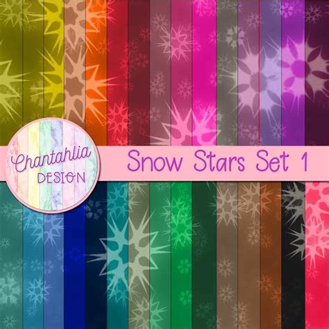 Snow Stars Set 1
