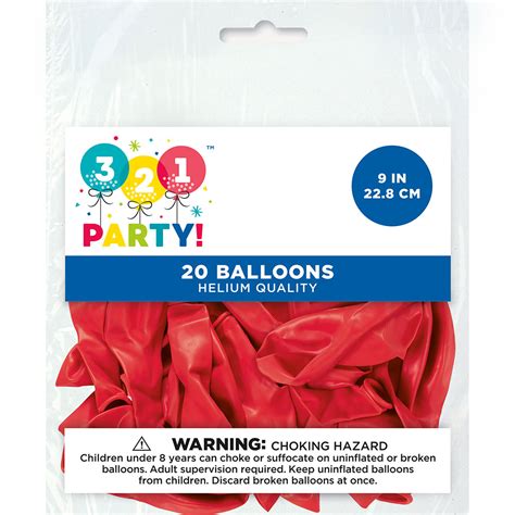 9 Latex Balloons 20 Count