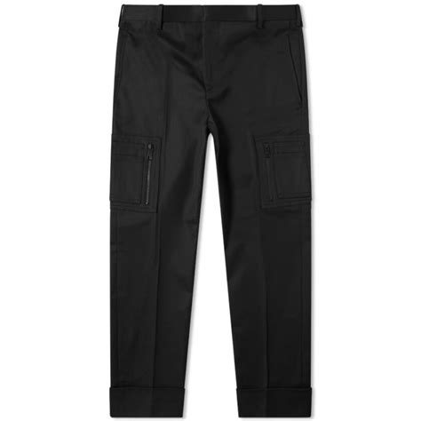 Neil Barrett Zip Cargo Pants Black Mrsorted