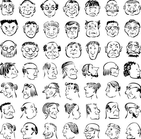 Cartoon Drawings Of Peoples Faces How To Draw Cartoon Faces Step By