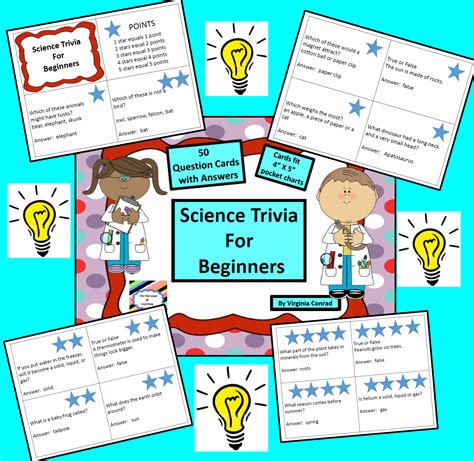 Science Trivia For Beginners 50 Question And Answer Cards Trivia