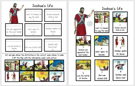 Joshuas Life Bible Fun For Kids