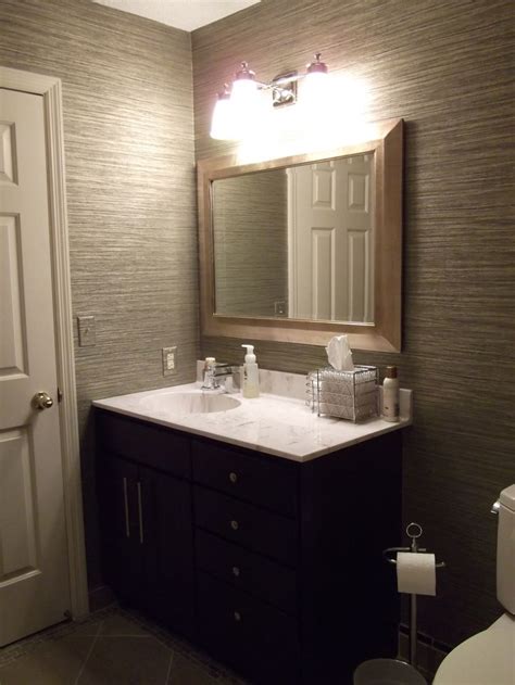 This is one of the small bathroom ideas that pack a lot of style in a tiny space. 50 best images about Grasscloth wallpaper on Pinterest ...