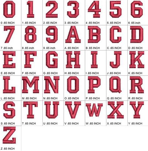 Mini College Embroidery Font Instant Download