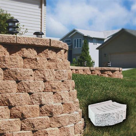 Cottage Stone Wall Units Home Outdoor Masonry Hardscape Block Lite