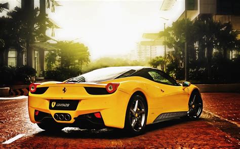 2560x1600 Car Ferrari Ferrari 458 Ferrari 458 Italia Yellow Cars