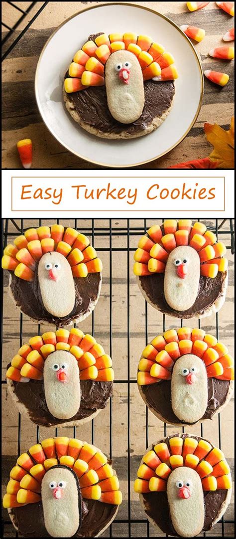 easy turkey cookies recipe turkey cookies easy turkey dessert recipes easy