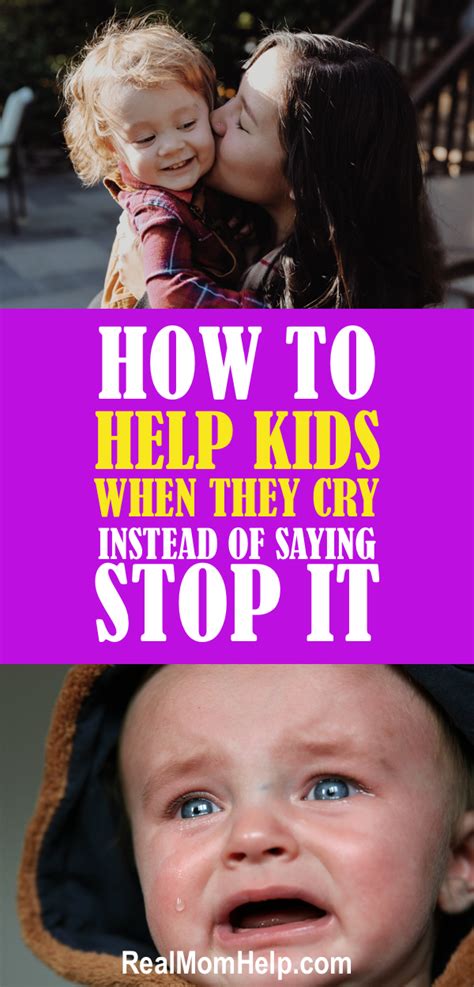 How To Help Kids When They Cry Instead Of Saying Stop It Gentle
