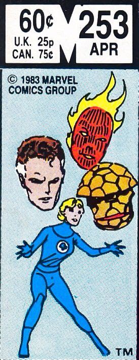 Marvel Corner Box Art Fantastic Four With Full Figure Of The